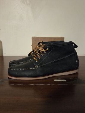 LL Bean Signature Jackman Camp Moc 281251 Blue Chukka Shoes Men’s 12D Worn Once